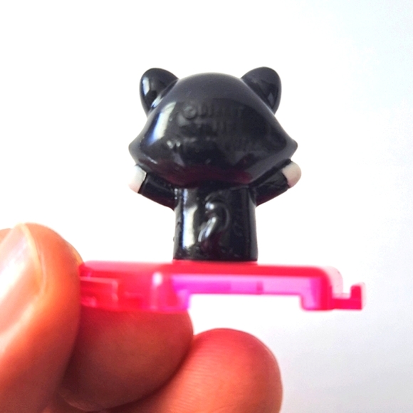 Vtg Y2k Disney Figaro Pinocchio Cat Capsule Mini Figure chibi style black kitty - Picture 4 of 5